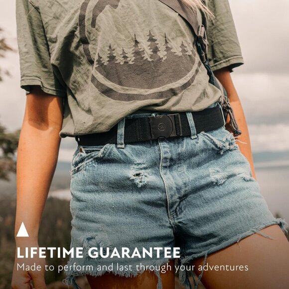 The Original Unisex Adventure Belt, Heavy Duty Elastic Webbing, Non-Metal Travel - Picture 5 of 9